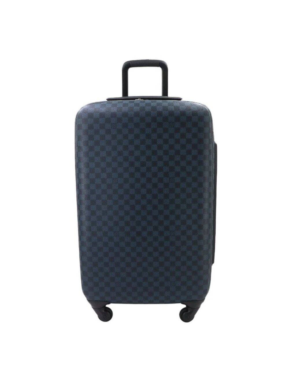 Louis Vuitton Damier Cobalt Zephyr 70 Carrie Bag Blue Silver